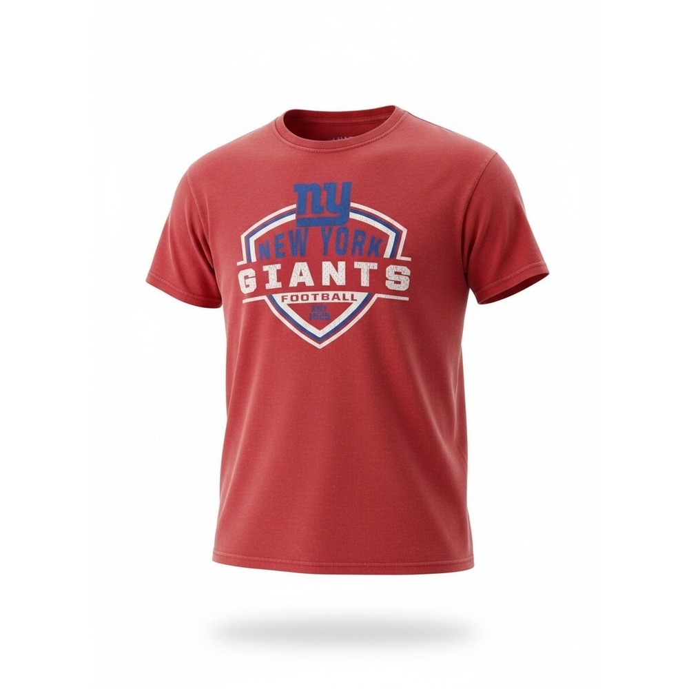 Majestic NY Giants Tee Large Red Logo Gameday Y2K Archival Alt Color Streetwear